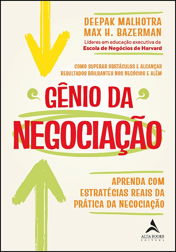 Livro Gênio da negociação: como superar obstáculos e alca...