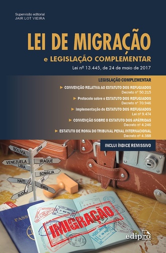 Livro Lei De Migração E Legislação Complementar