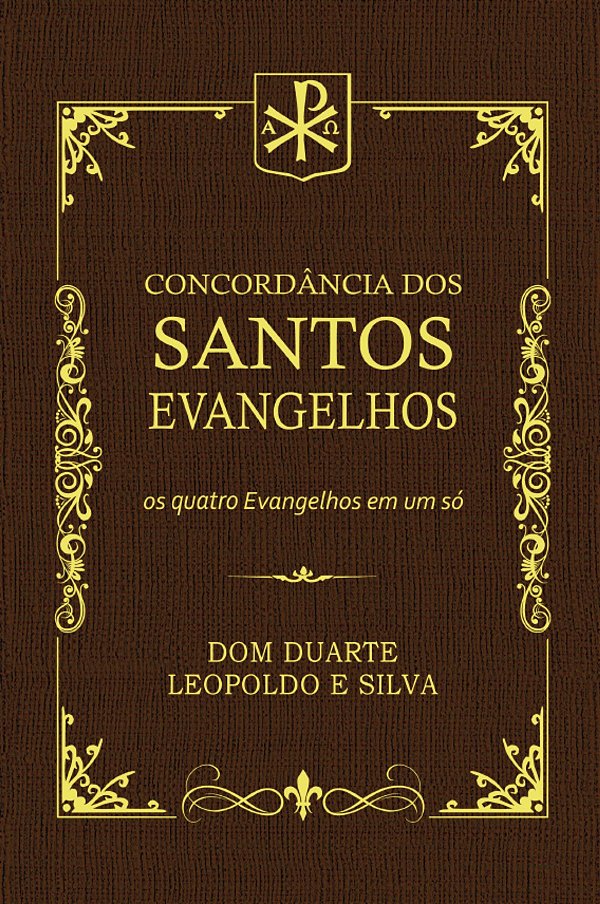 Livro Concordância Dos Santos Evangelhos