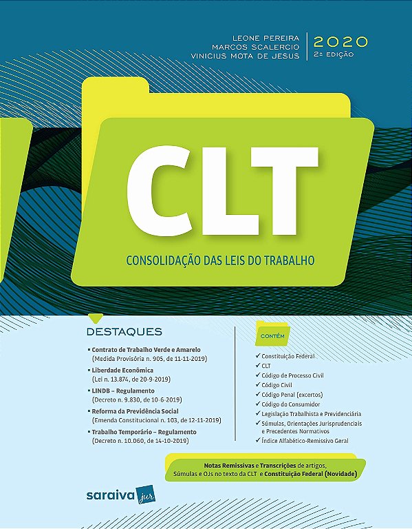 Livro CLT - Consolidação das leis do trabalho