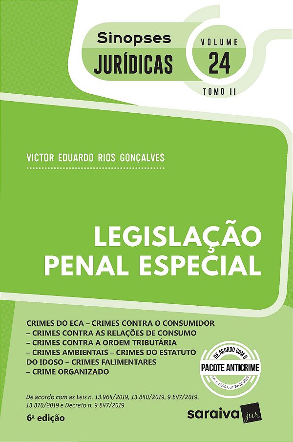 Livro Legislação penal especial: tomo II