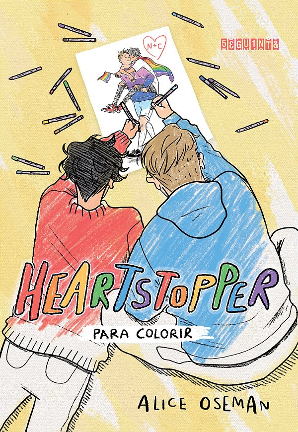 Livro Heartstopper Para Colorir