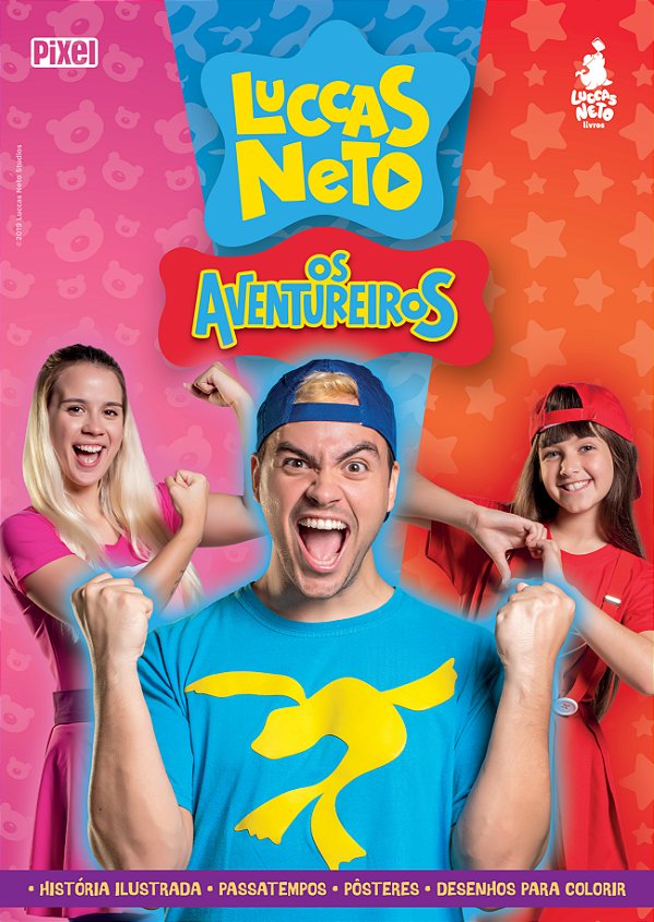 Livro Luccas Neto em os aventureiros