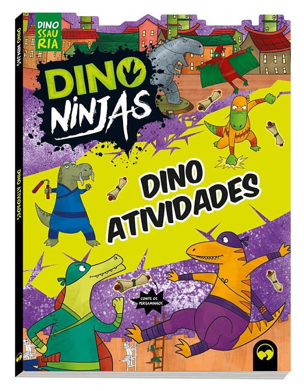 Livro Dino Ninjas: Roxo