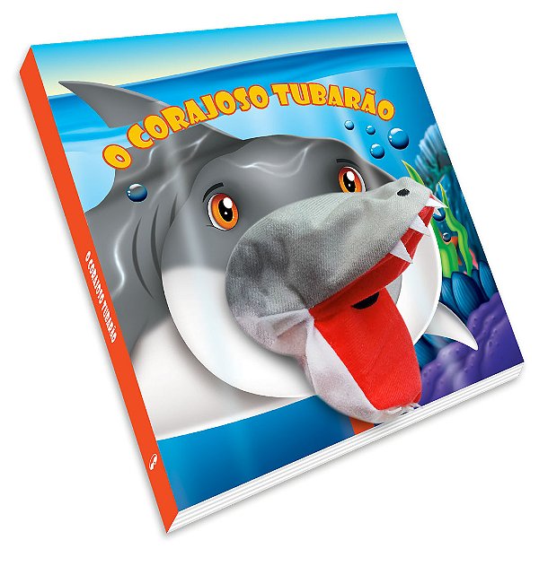 Livro O Corajoso Tubarão: Livros Fantoche