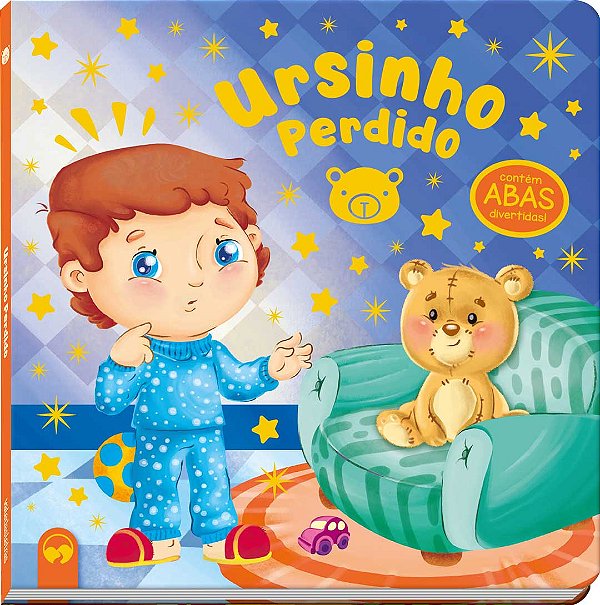 Livro Ursinho perdido: abas divertidas