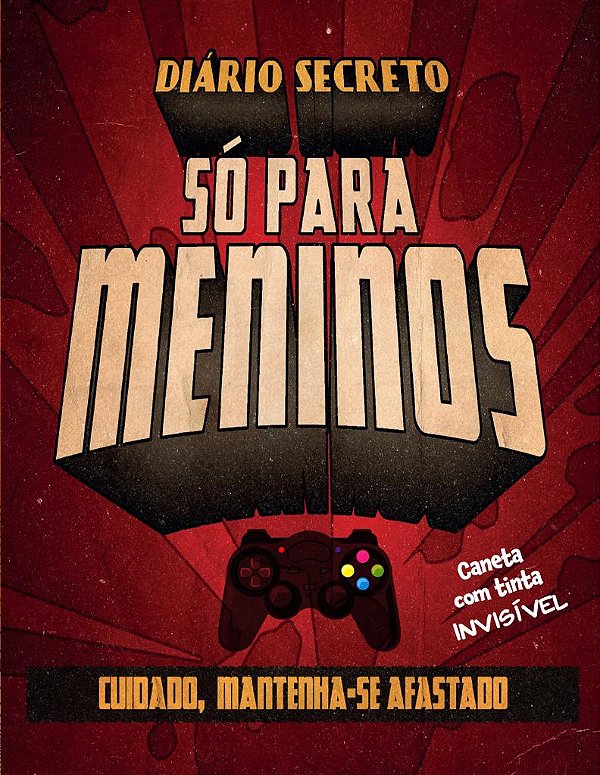 Livro Diário secreto - só para meninos videogame: com can...