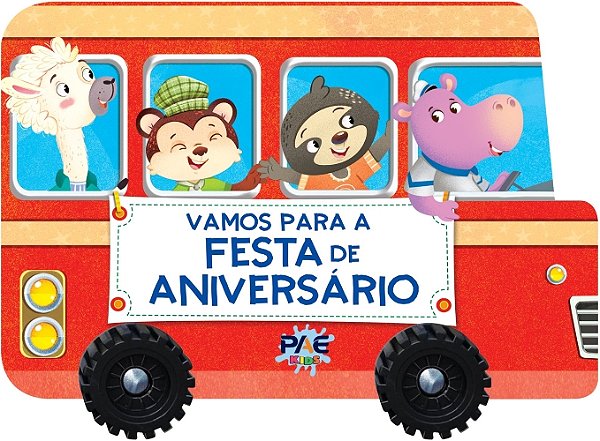 Livro Vamos para a festa de aniversário