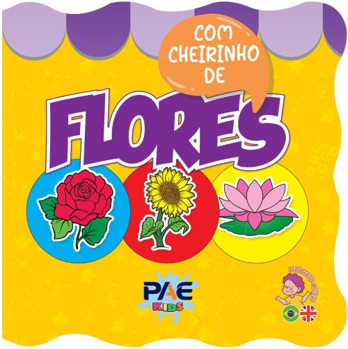 Livro Livro de banho com cheirinho - Flores
