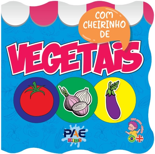 Livro Livro de banho com cheirinho - Vegetais