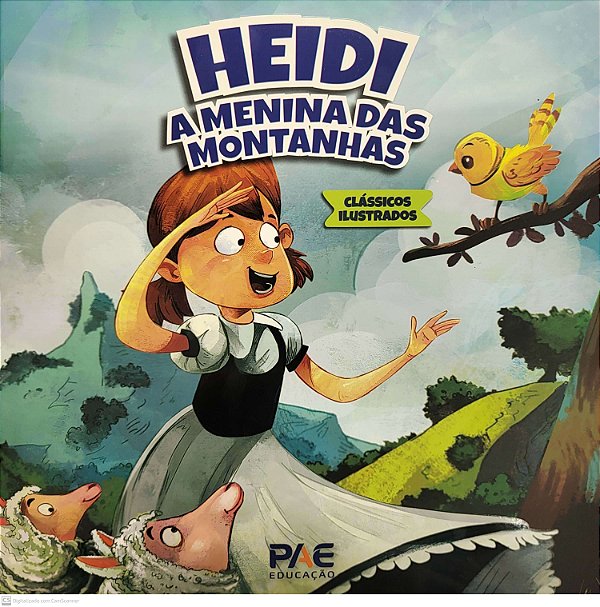 Livro Clássicos Ilustrados - Heidi A Menina Das Montanhas