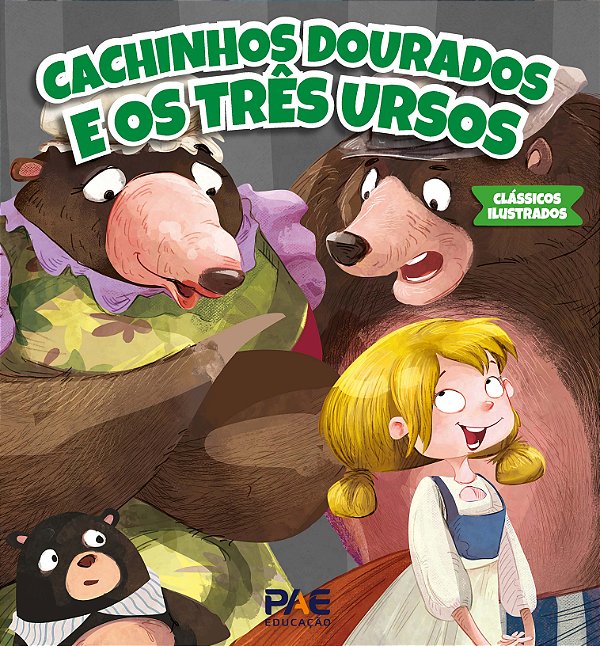Livro Cachinhos Dourados e os três ursos