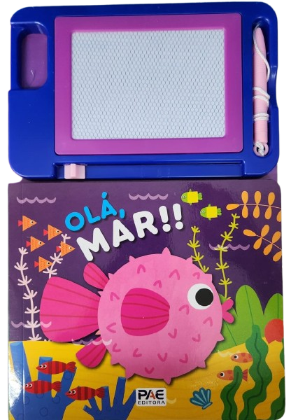 Livro Olá, mar!!: Lousa mágica