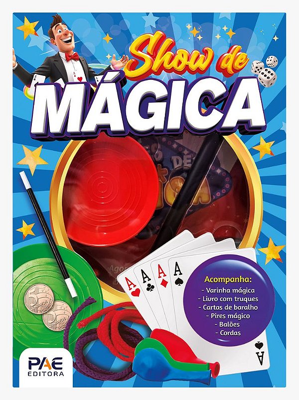 Livro Livro Show de mágica - Azul