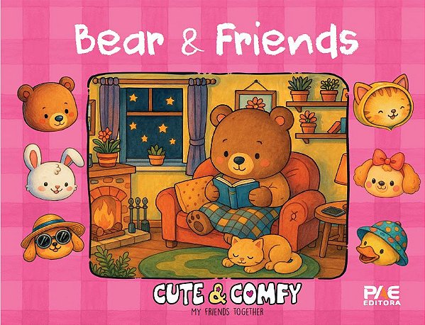 Livro Bear & friends - Rosa