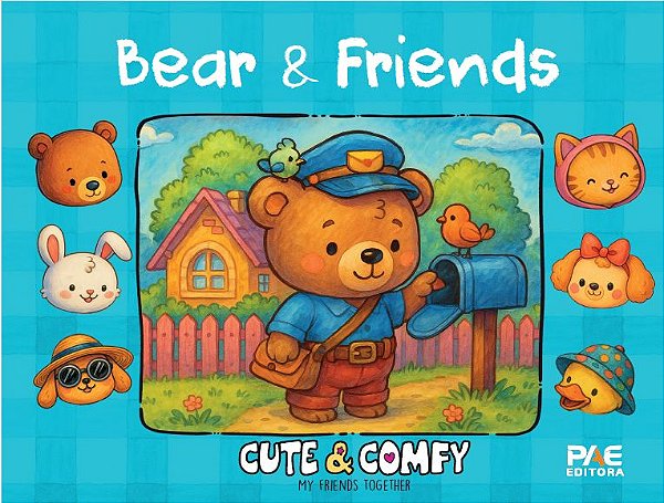 Livro Bear & friends - Azul