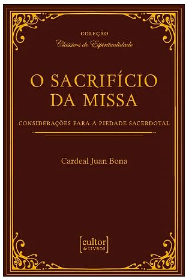 Livro O sacrifício da missa