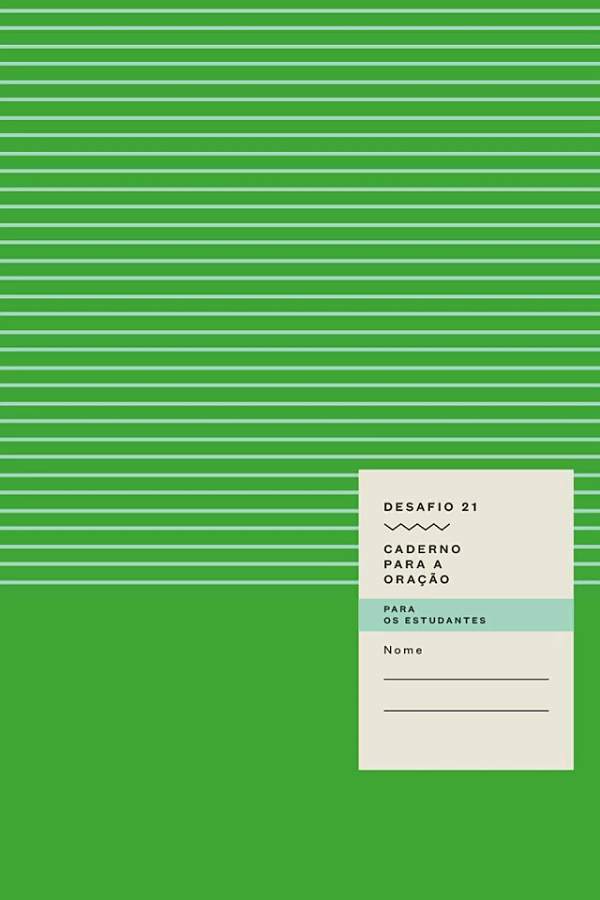 Livro Desafio 21 - Caderno Para A Oração (Verde)