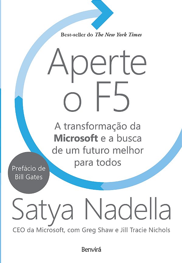 Livro Aperte o F5: a transformação da Microsoft e a busca...