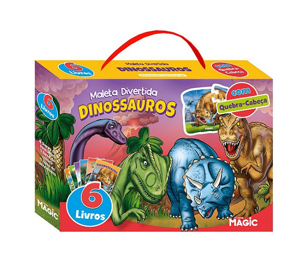 Livro Maleta Divertida - Dinossauros