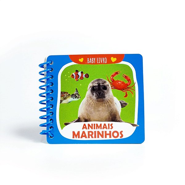 Livro Baby Livro - Animais Marinhos