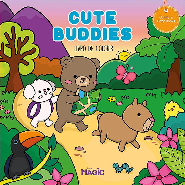 Livro Cute Buddies - Livro De Colorir