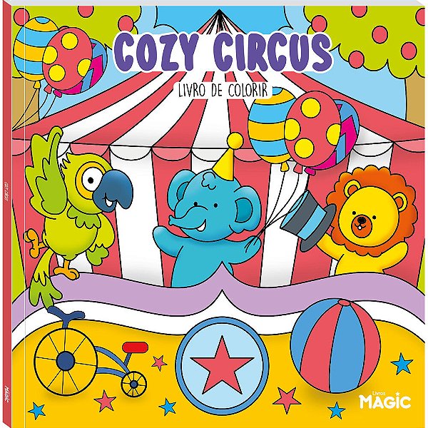 Livro Cozy Circus - Livro De Colorir