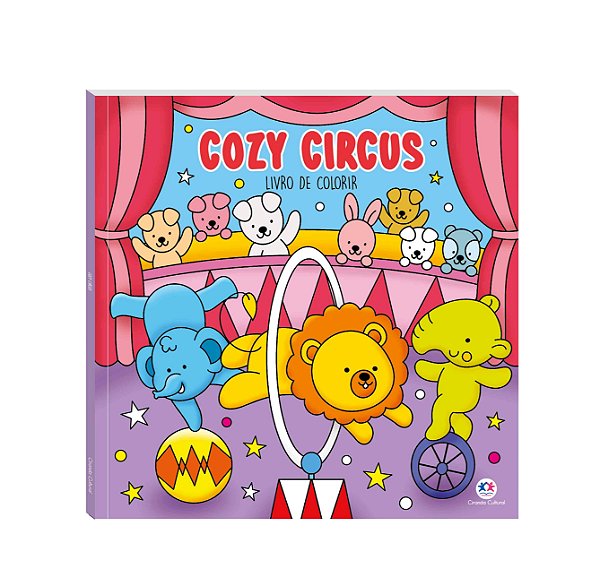 Livro Cozy Circus - Para Colorir