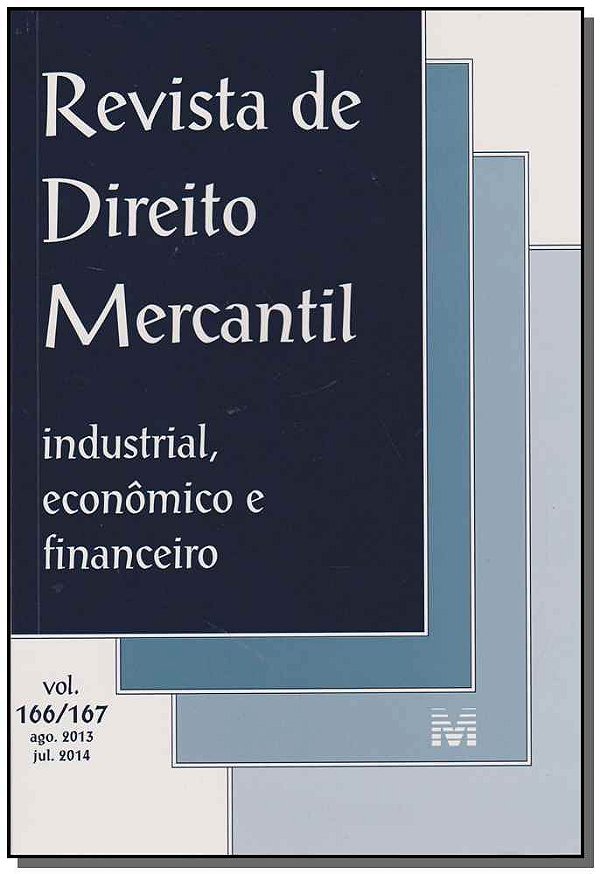 Livro Revista De Direito Mercantil Vol. 166/167