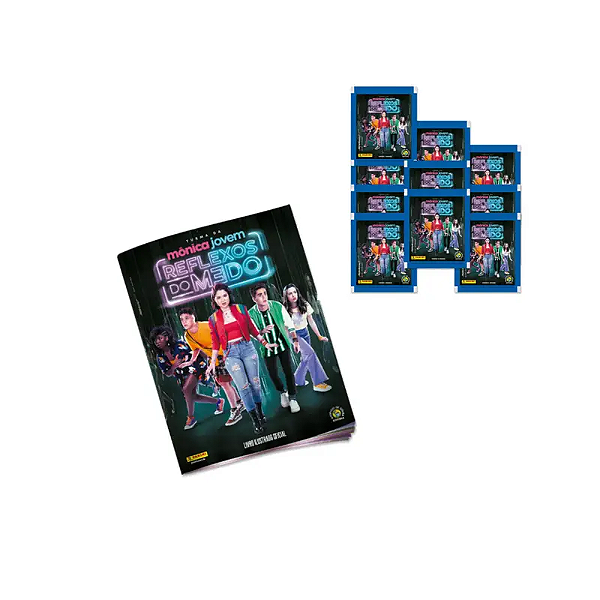 Livro Monica Jovem - Reflexos Do Medo - Album + 40 Envelopes