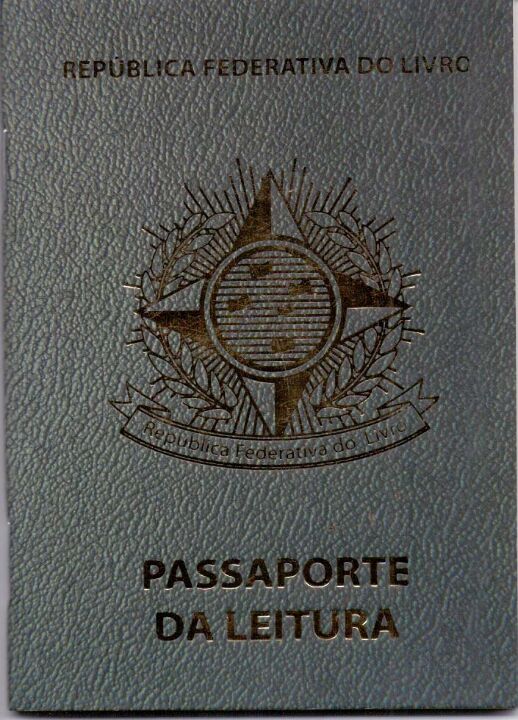 Livro Passaporte da leitura preto