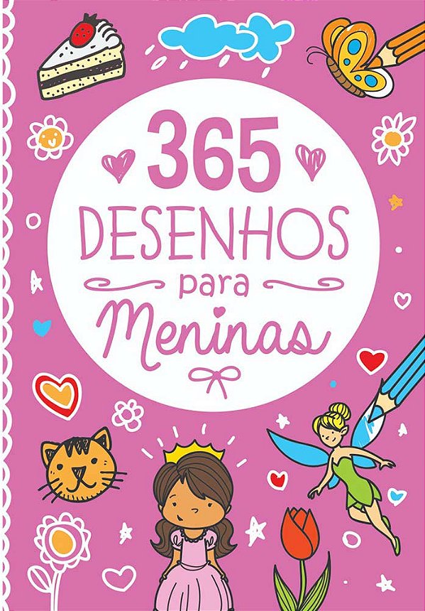 Livro 365 Desenhos Para Meninas