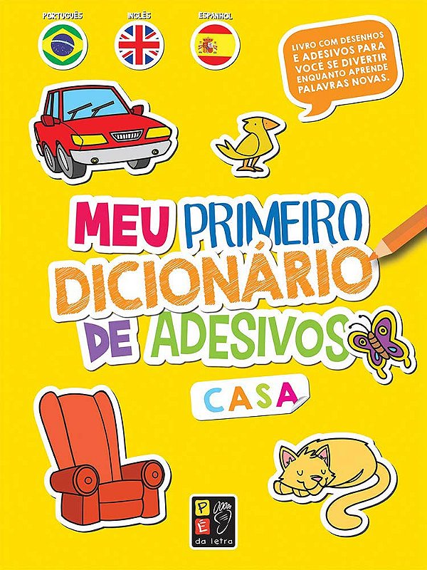 Livro Meu Primeiro Dic De Adesivos Casa