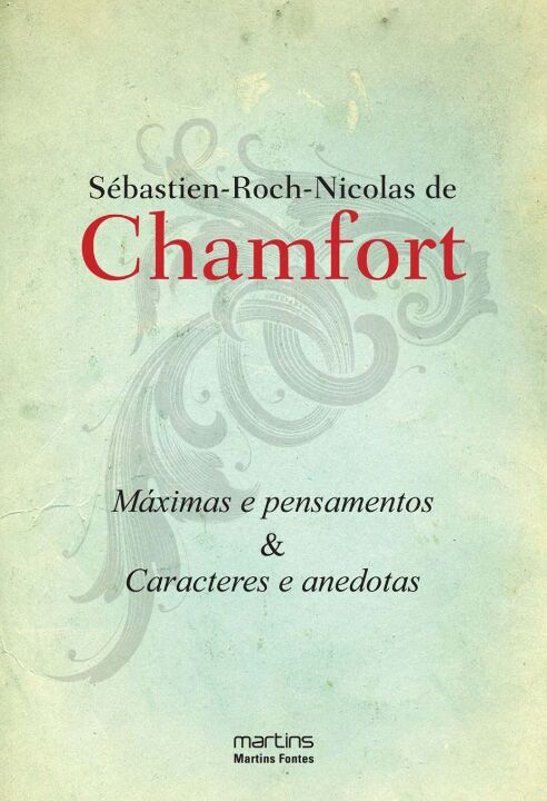 Livro Máximas e pensamentos e Caracteres e anedotas
