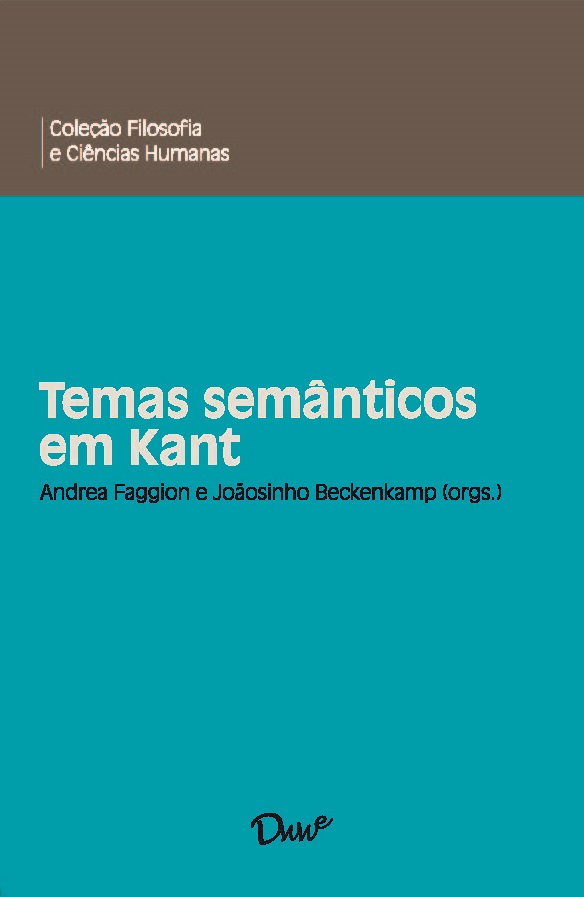 Livro Temas Semânticos Em Kant
