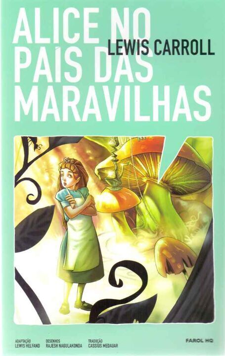 Livro Alice no País das Maravilhas em quadrinhos