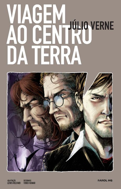 Livro Viagem ao centro da terra em quadrinhos