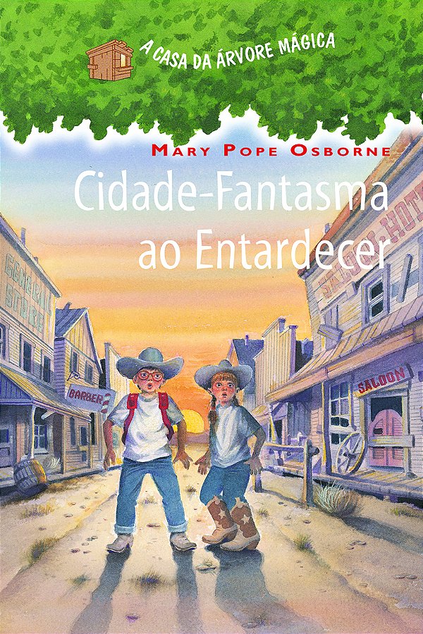 Livro Cidade-fantasma ao entardecer