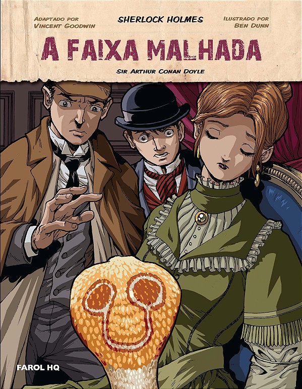 Livro A faixa malhada em quadrinhos
