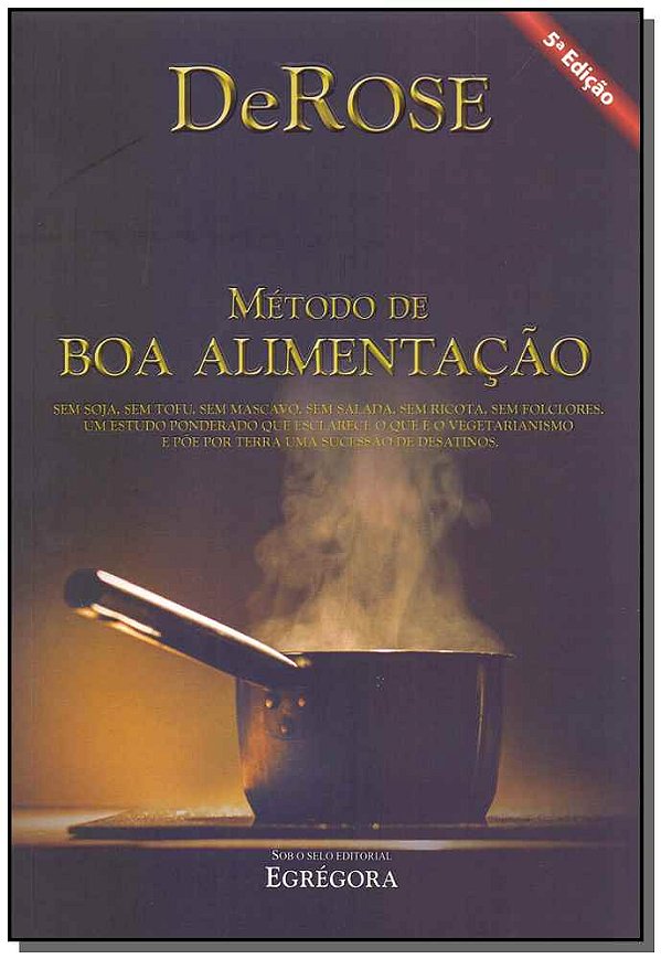 Livro Método Da Boa Alimentação - 05Ed/19
