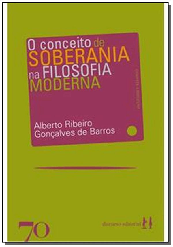 Livro O conceito de soberania na filosofia moderna