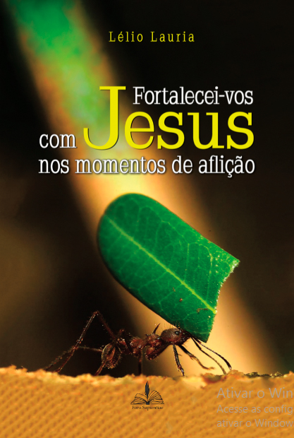 Livro Fortalecei-vos com Jesus nos momentos de aflição