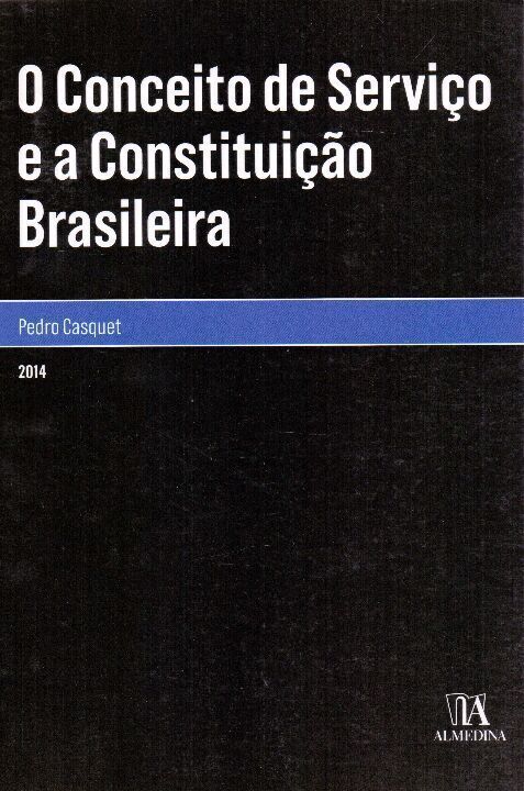 Livro O conceito de serviço e a constituição brasileira