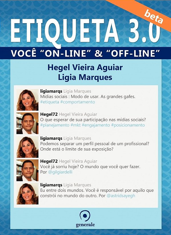 Livro Etiqueta 3.0: Você "on-line" & "off-line"