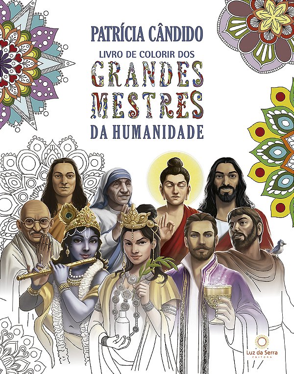 Livro Livro de colorir dos grandes mestres da humanidade