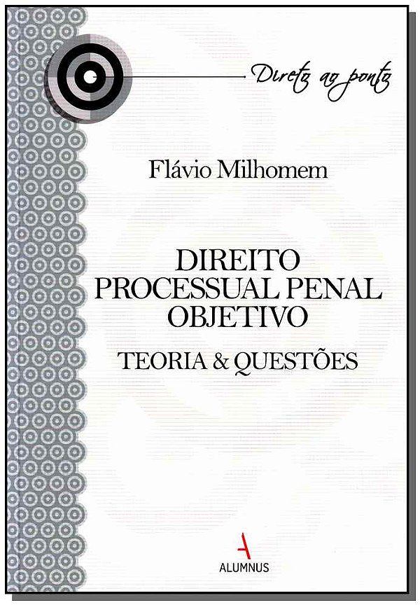 Livro Direito Processual Penal Objetivo Teoria Questoes