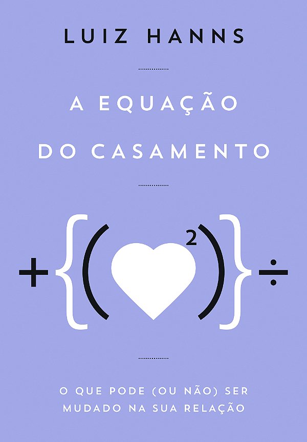 Livro A equação do casamento