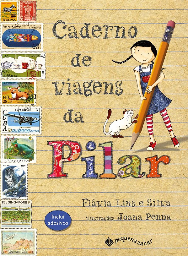 Livro Caderno de viagens da Pilar