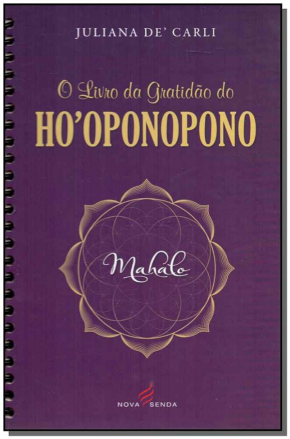 Livro O Livro Da Gratidão Do Ho´Oponopono