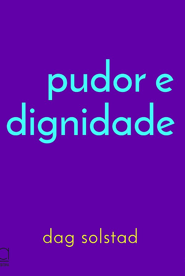 Livro Pudor e dignidade